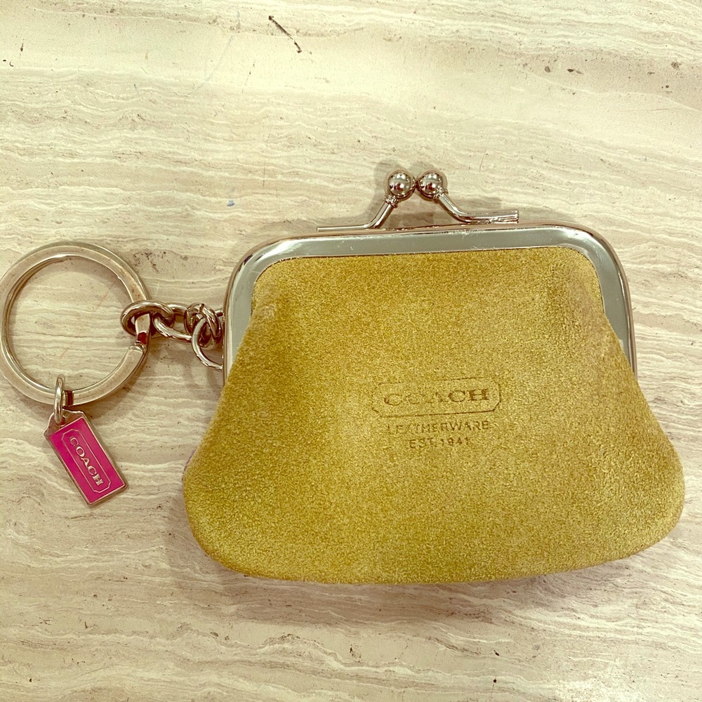 Coach coin purse/ keychain